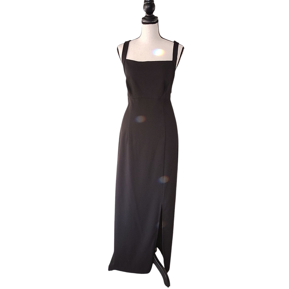 CDC Caren Desiree Company Vintage Black Gown Size 12 - Picture 1 of 6